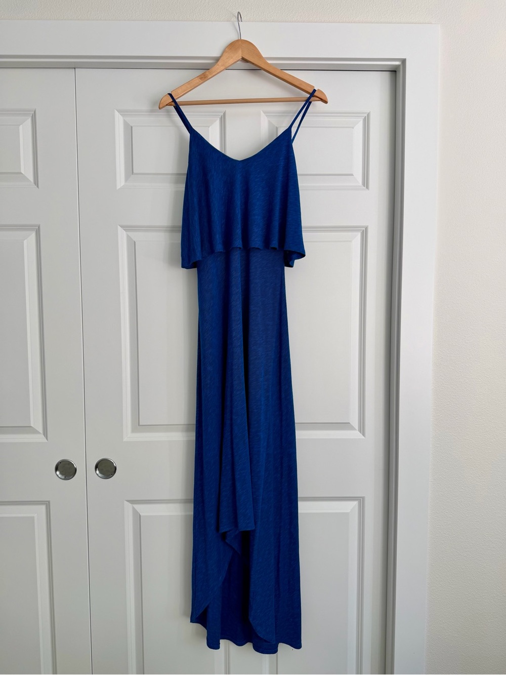 Mossimo Supply Co. Royal Blue Spaghetti-Strap Maxi Dress